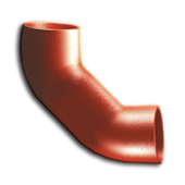 88° SML Отвод двойной / Два чугунных колена по 44°