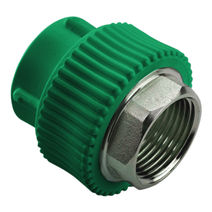 Муфта комбинир. ПП под ключ D50-1 1/2'НР AntiFire(зеленый)