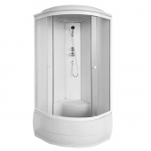 Кабина душевая мат/стекло ECOSTYLE ES-322 900x900мм белый высокий поддон 4-х стенная ES-322 Arcus