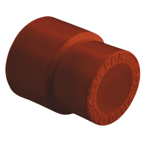 Муфта ПП переходная D63-50 AntiFire(красный)