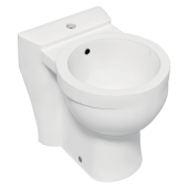 Биде Омега/Олимп белый напольный без комплекта с креплением 565х373х410 Kirovit (Кировская керамика)