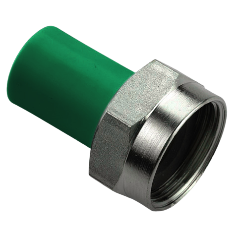 Бурт с накидной гайкой D32-1 1/4' AntiFire(зеленый)