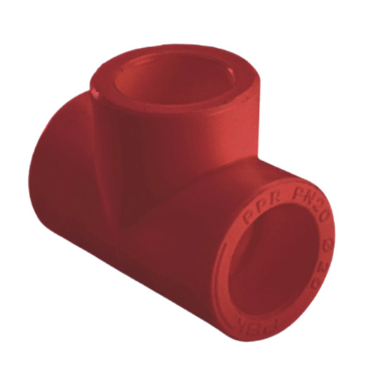 Тройник ПП D125х125х125 AntiFire(красный)
