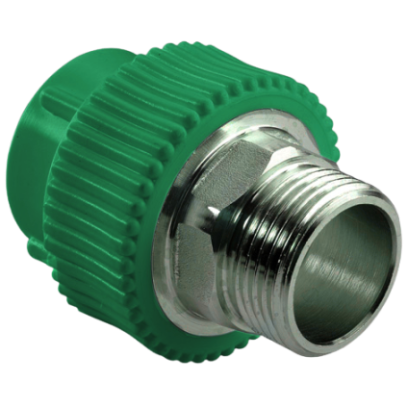 Муфта комбинир. ПП под ключ D50-2'НР AntiFire (зеленый)