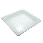 Поддон стальной эмалир. 0,9 х 0,9 х 0,16