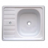 Мойка стальная эмалир. 0,5х0,6 с кроншт. (Беларусь)