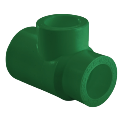 Тройник ПП переходный SDR 17 D140х75х140 AntiFire (зеленый)