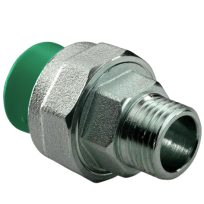 Муфта комбинир. раз. растр. ПП D32-3/4'НР AntiFire(зеленый)