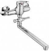 смеситель ванна LEDEME картридж д.35мм длинный излив L-30 L2113