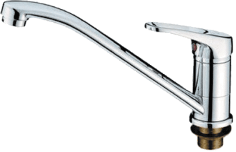 смеситель кухня LEDEME картридж д.35мм с гайкой L4913