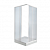 Кабина душевая пл/стекло 2-х стенная 800х800мм белый без поддона Пластиклайн (СибПласт)