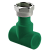 Тройник ПП с накидной гайкой D32-3/4'-32 AntiFire(зеленый)