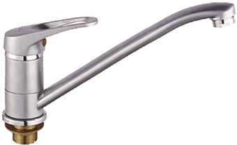 смеситель кухня LEDEME картридж д.35мм матовый L4913-1