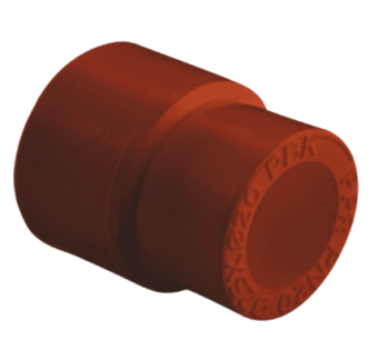 Муфта ПП переходная D250-160 AntiFire (красный)