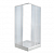 Кабина душевая пл/стекло 2-х стенная 900х900мм белый без поддона 2-х стенная Пластиклайн (СибПласт)