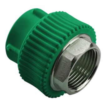 Муфта комбинир. ПП под ключ D25-3/4'ВР AntiFire(зеленый)