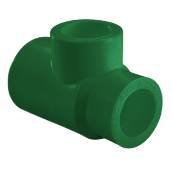 Тройник ПП переходный D90х50х90 AntiFire(зеленый)