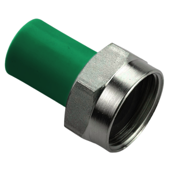 Бурт с накидной гайкой D32-1 1/4' AntiFire(зеленый)