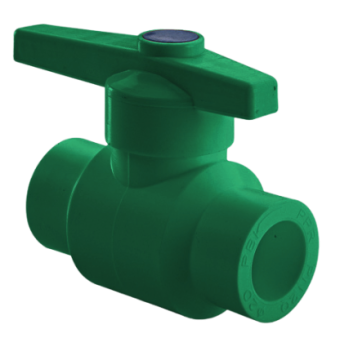 Кран шаровый ПП D40 AntiFire(зеленый)